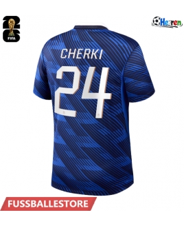 Günstige Frankreich Rayan Cherki #24 Heimtrikot WM 2026 Kurzarm